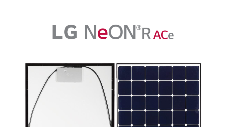 LG Neon R ACE Solar Panel with Integrated Microinverters