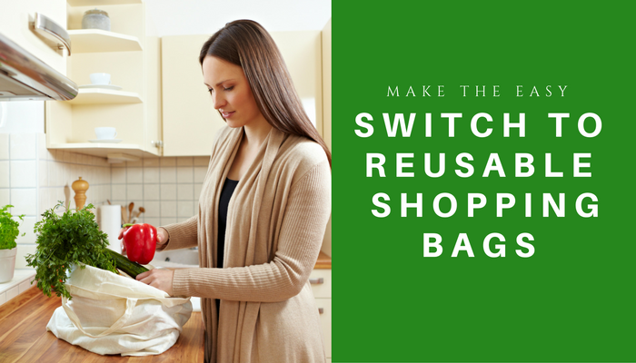 switch to reusable shopping bags