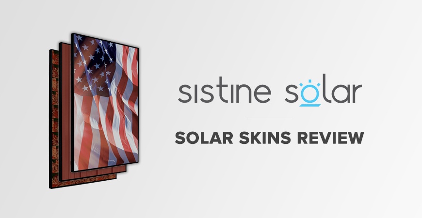 Sistine Solar Skins change solar panel color